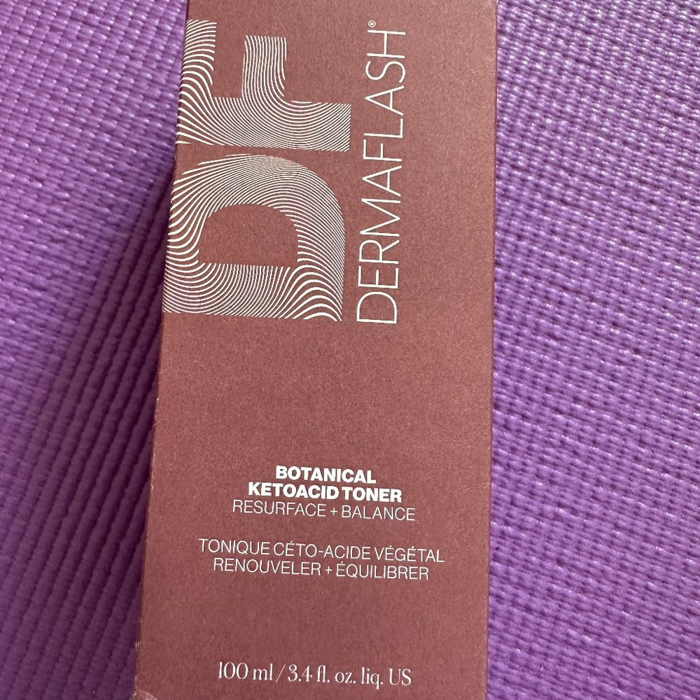 New Dermaflash Botanical Ketoacid Resurface + Balance Toner Sealed $42 Value